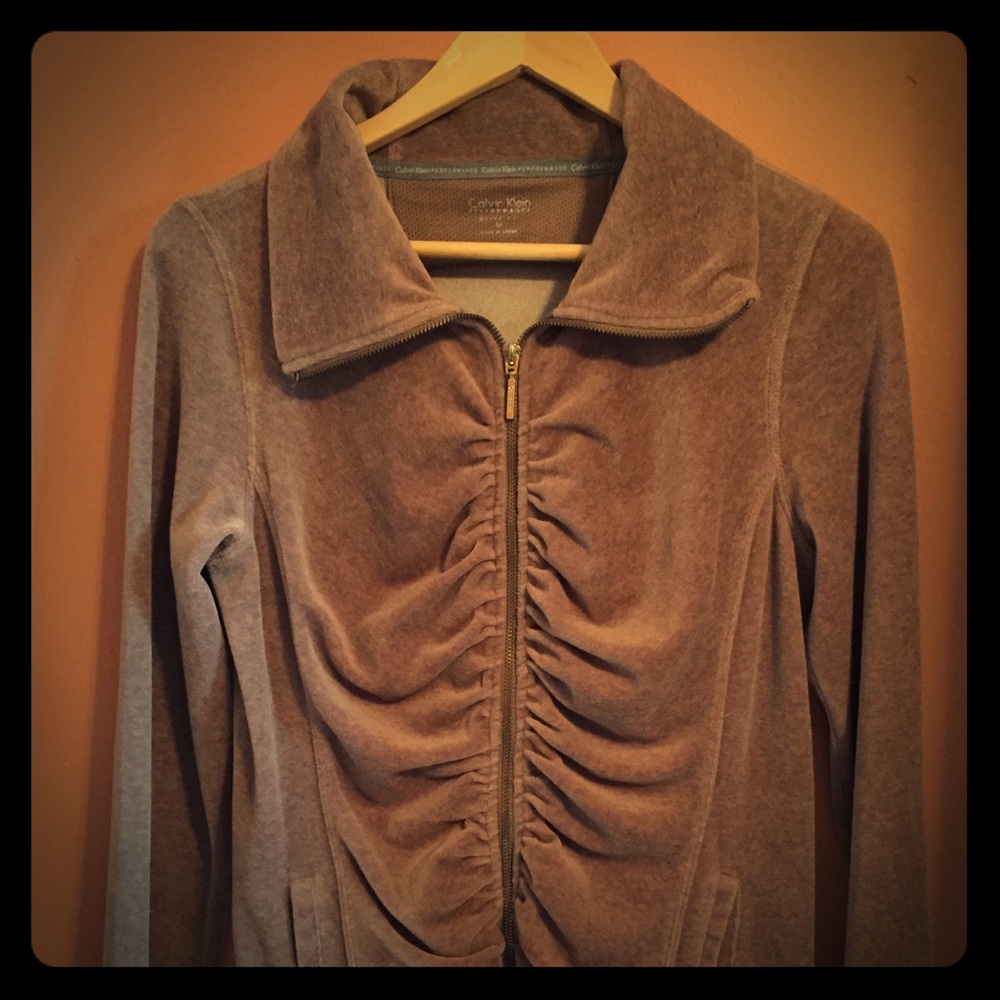 Calvin Klein Performance Velour Jacket